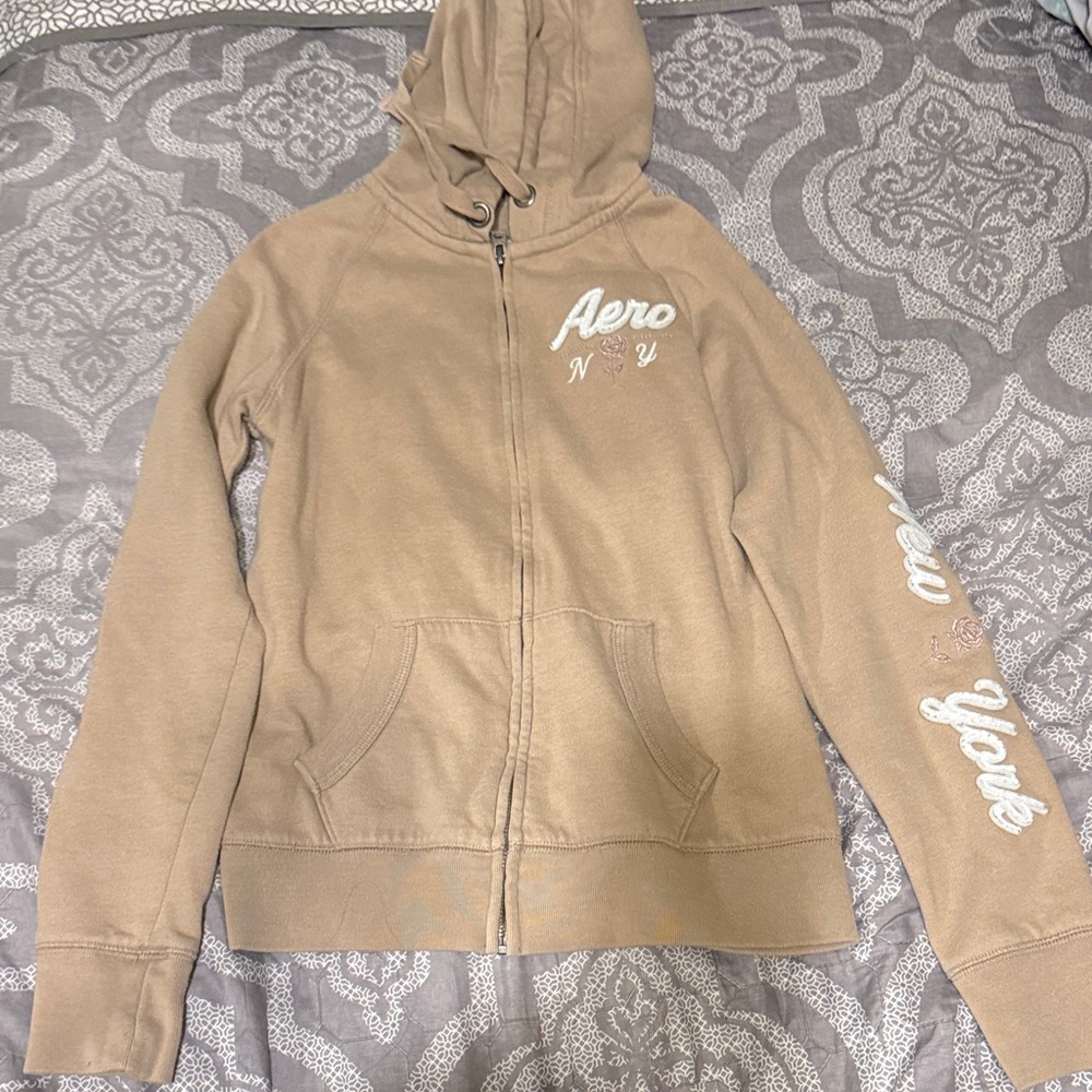 Tan Suede sweater- Lightweight Style